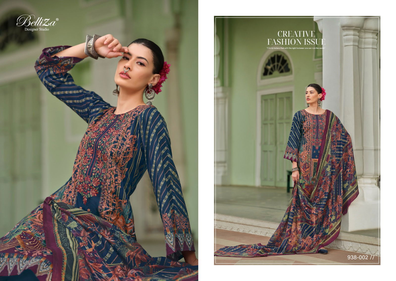Naira Vol 60 By Belliza Printed Cotton Dress Material Wholesale Clothing Distributors In India
